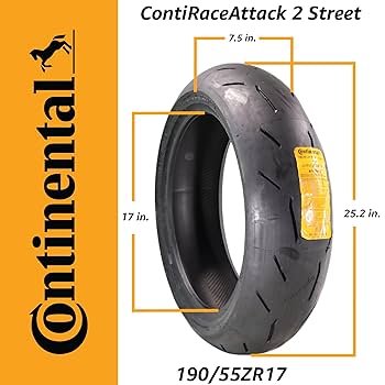 Amazon.com: Continental ContiAttack SM 2 110/70R17 Front